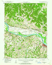 Download a high-resolution, GPS-compatible USGS topo map for Washington, MO (1962 edition)