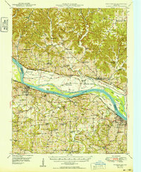 Download a high-resolution, GPS-compatible USGS topo map for Washington, MO (1949 edition)