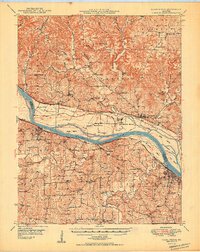 Download a high-resolution, GPS-compatible USGS topo map for Washington, MO (1949 edition)