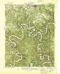 Download a high-resolution, GPS-compatible USGS topo map for Waynesville, MO (1942 edition)