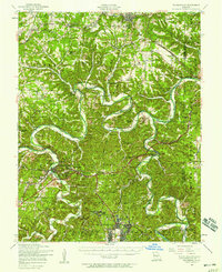 Download a high-resolution, GPS-compatible USGS topo map for Waynesville, MO (1958 edition)