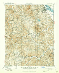 1907 Map of Weingarten, 1961 Print