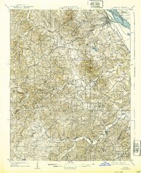 1909 Map of Weingarten, 1939 Print