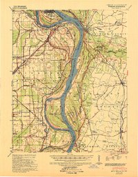 1939 Map of Wickliffe, 1941 Print