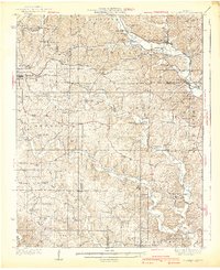 preview thumbnail of historical topo map of Williamsville, MO in 1940