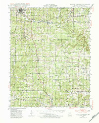 1945 Map of Willow Springs, 1984 Print