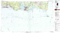 Download a high-resolution, GPS-compatible USGS topo map for Biloxi, MS (1982 edition)