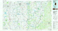 Download a high-resolution, GPS-compatible USGS topo map for Indianola, MS (1985 edition)