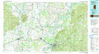 preview thumbnail of historical topo map of Natchez, MS in 1991