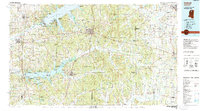 preview thumbnail of historical topo map of Oxford, MS in 1990