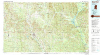 preview thumbnail of historical topo map of Waynesboro, MS in 1984