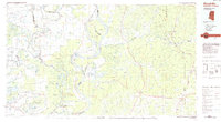 preview thumbnail of historical topo map of Woodville, MS in 1984