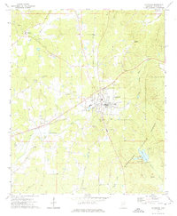preview thumbnail of historical topo map of Ackerman, MS in 1972