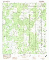 Download a high-resolution, GPS-compatible USGS topo map for Agricola, MS (1982 edition)