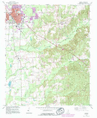 Download a high-resolution, GPS-compatible USGS topo map for Amory, MS (1995 edition)