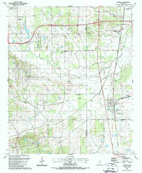 preview thumbnail of historical topo map of Artesia, MS in 1987