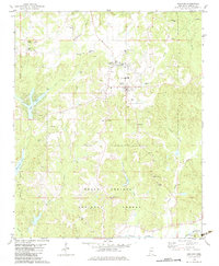preview thumbnail of historical topo map of Ashland, MS in 1982