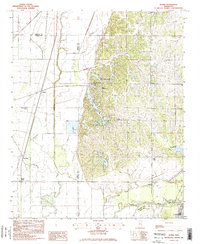 Download a high-resolution, GPS-compatible USGS topo map for Banks, MS (1982 edition)