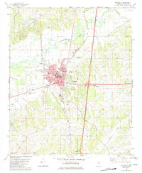 Download a high-resolution, GPS-compatible USGS topo map for Batesville, MS (1982 edition)