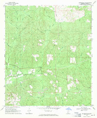 Download a high-resolution, GPS-compatible USGS topo map for Baxterville NE, MS (1971 edition)