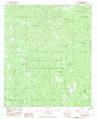 Download a high-resolution, GPS-compatible USGS topo map for Beatrice, MS (1982 edition)