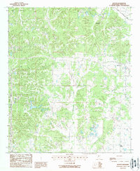 Download a high-resolution, GPS-compatible USGS topo map for Benton, MS (1988 edition)