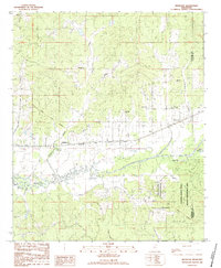 Download a high-resolution, GPS-compatible USGS topo map for Benwood, MS (1984 edition)