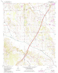 preview thumbnail of historical topo map of Lee County, MS in 1966