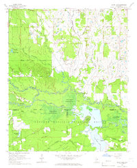Download a high-resolution, GPS-compatible USGS topo map for Bluff Lake, MS (1966 edition)