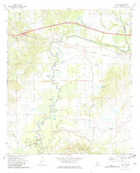 Download a high-resolution, GPS-compatible USGS topo map for Bovina, MS (1982 edition)
