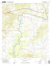 Download a high-resolution, GPS-compatible USGS topo map for Bovina, MS (1982 edition)