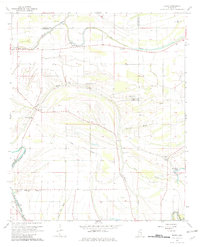 preview thumbnail of historical topo map of Sunflower County, MS in 1967