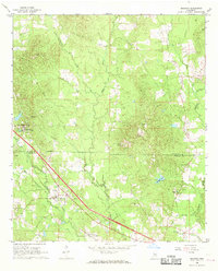 Download a high-resolution, GPS-compatible USGS topo map for Braxton, MS (1970 edition)