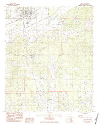 Download a high-resolution, GPS-compatible USGS topo map for Bruce, MS (1984 edition)