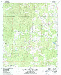 Download a high-resolution, GPS-compatible USGS topo map for Busy Corner, MS (1988 edition)