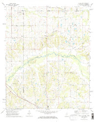 preview thumbnail of historical topo map of Marshall County, MS in 1971