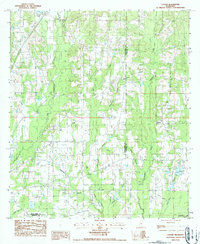 Download a high-resolution, GPS-compatible USGS topo map for Caesar, MS (1986 edition)