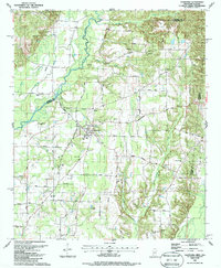 Download a high-resolution, GPS-compatible USGS topo map for Caledonia, MS (1987 edition)