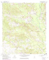 preview thumbnail of historical topo map of Clarke County, MS in 1964