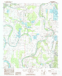 Download a high-resolution, GPS-compatible USGS topo map for Carter, MS (1988 edition)