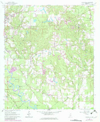 Download a high-resolution, GPS-compatible USGS topo map for Carterville, MS (1982 edition)