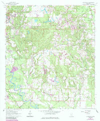 Download a high-resolution, GPS-compatible USGS topo map for Carterville, MS (1985 edition)