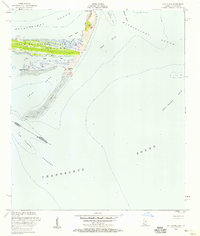 Download a high-resolution, GPS-compatible USGS topo map for Cat Island, MS (1958 edition)