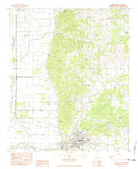 Download a high-resolution, GPS-compatible USGS topo map for Charleston, MS (1983 edition)