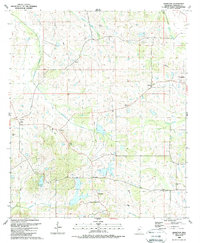 preview thumbnail of historical topo map of Madison County, MS in 1988