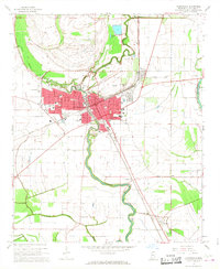 Download a high-resolution, GPS-compatible USGS topo map for Clarksdale, MS (1968 edition)