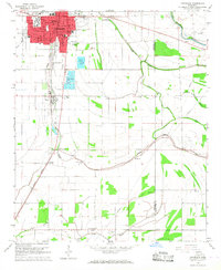 Download a high-resolution, GPS-compatible USGS topo map for Cleveland, MS (1967 edition)