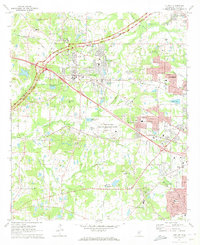 Download a high-resolution, GPS-compatible USGS topo map for Clinton, MS (1973 edition)