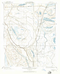 1908 Map of Coahoma, 1961 Print