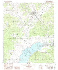 Download a high-resolution, GPS-compatible USGS topo map for Coffeeville, MS (1984 edition)